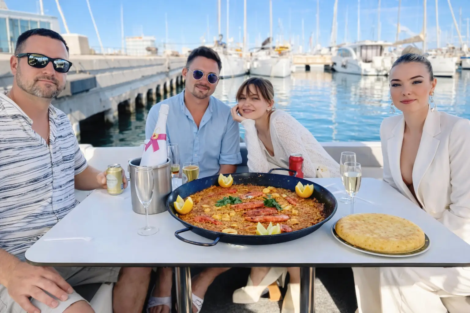 Paella à bord